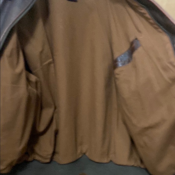 US Wings Brown Leather Jacket - Picture 12 of 16
